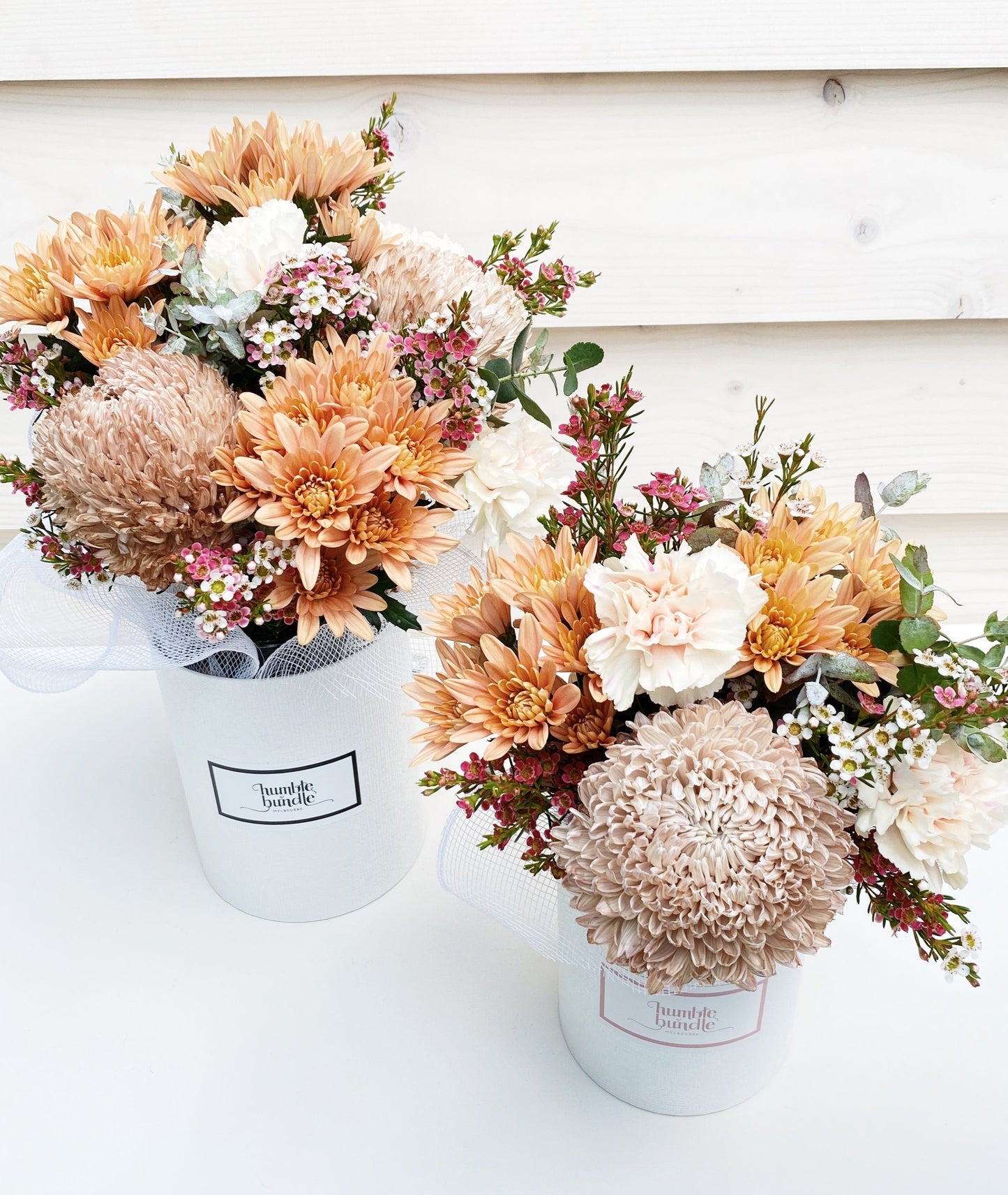 elegant flower hat box