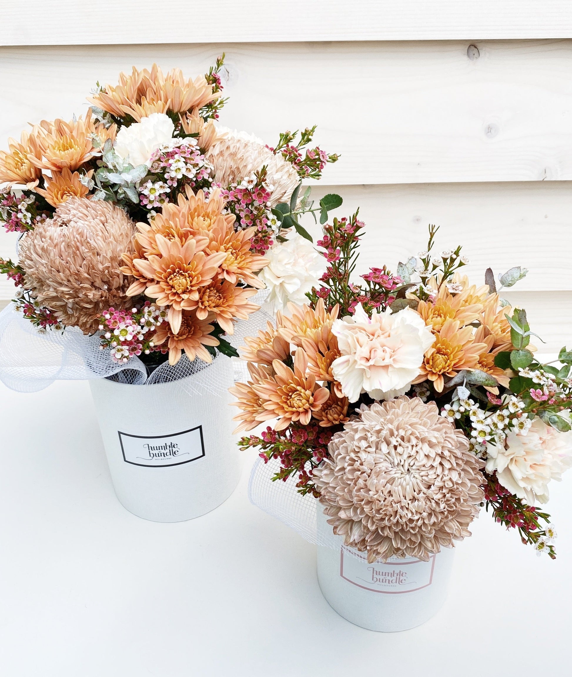 elegant flower hat box
